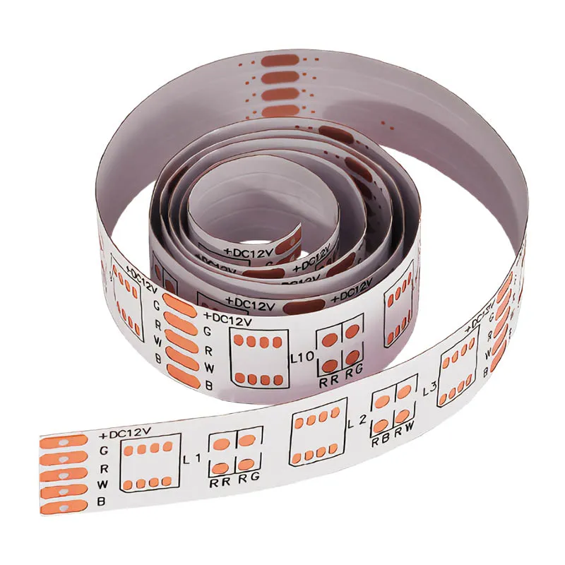 Paano mag-wire ng double-sided flexible light strip circuit board?